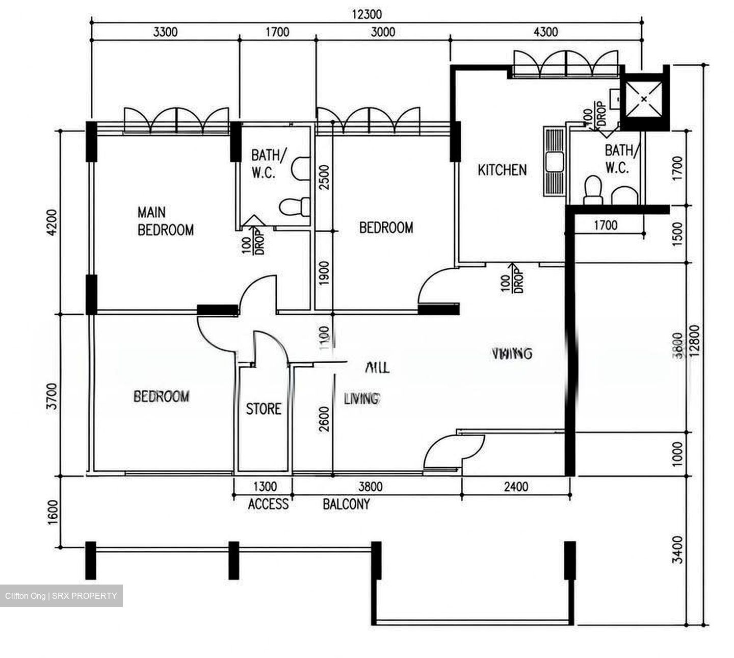 Blk 101 Kebun Baru Heights (Ang Mo Kio), HDB 4 Rooms #638607371